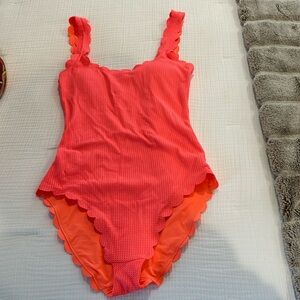 Aerie scallop trim one piece